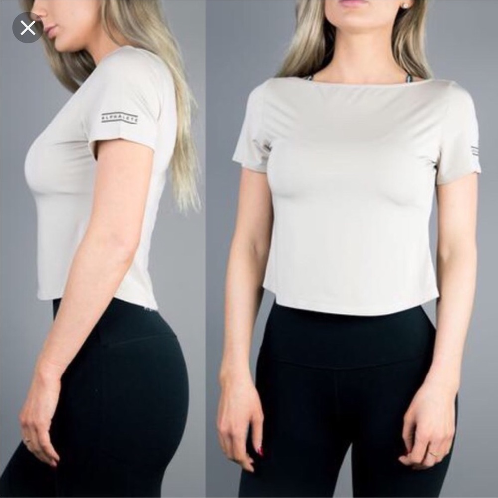 Boatneck crop top